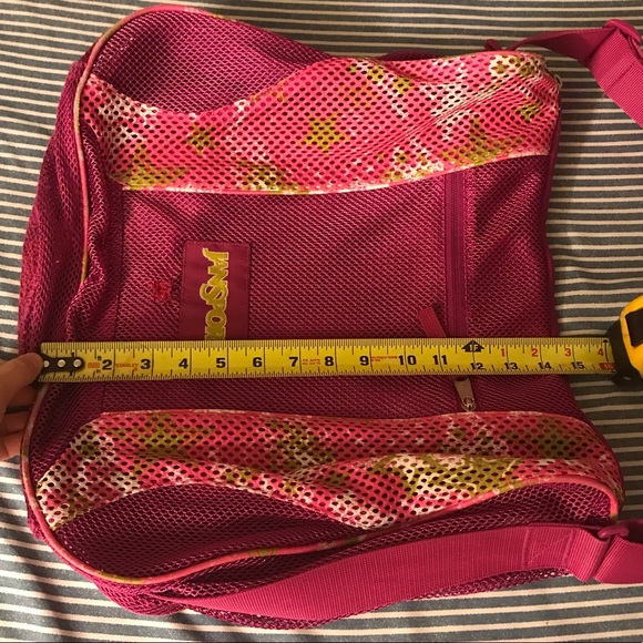 Jansport Bags Rare Jansport Messenger Bag Mesh Backpack Poshmark